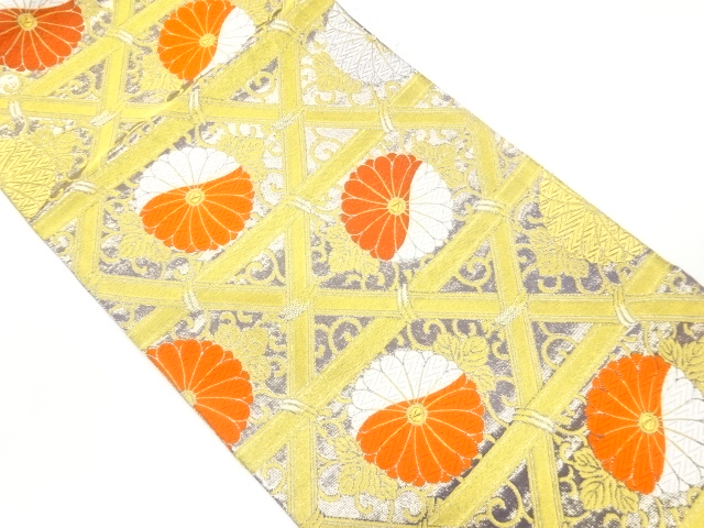 JAPANESE FUKURO OBI / WOVEN MESH PATTERN